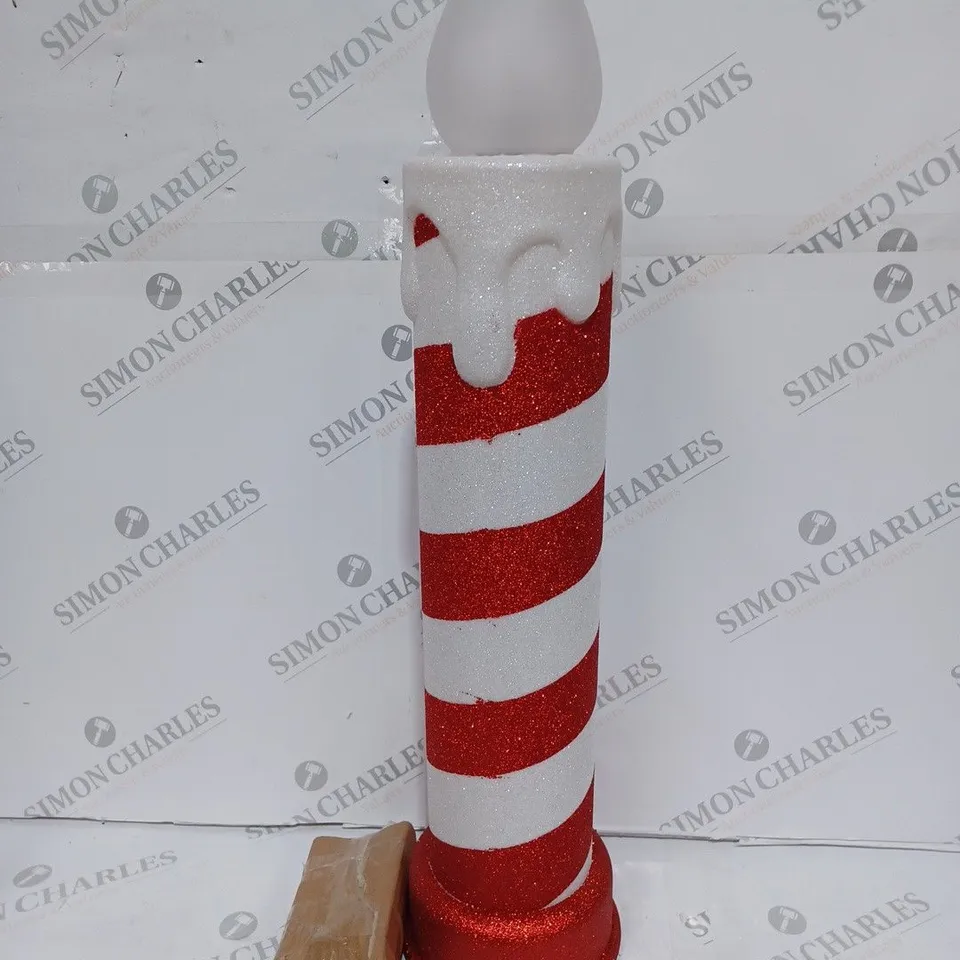 MR CHRISTMAS INDOOR/OUTDOOR 24" LIGHT UP CANDLE