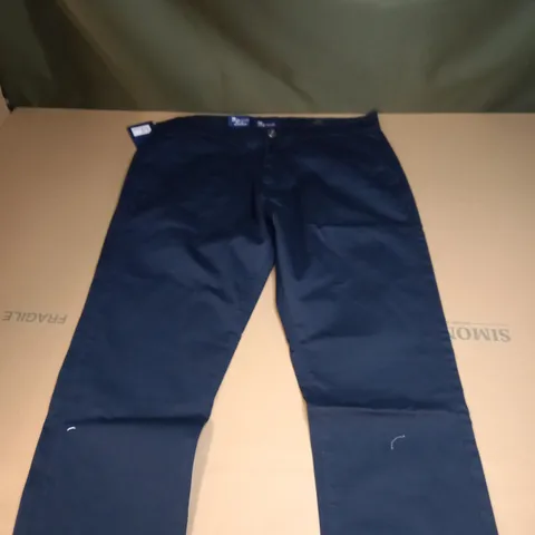MENS ENZO STRETCJ NAVY BLUE JEANS SIZE 34S