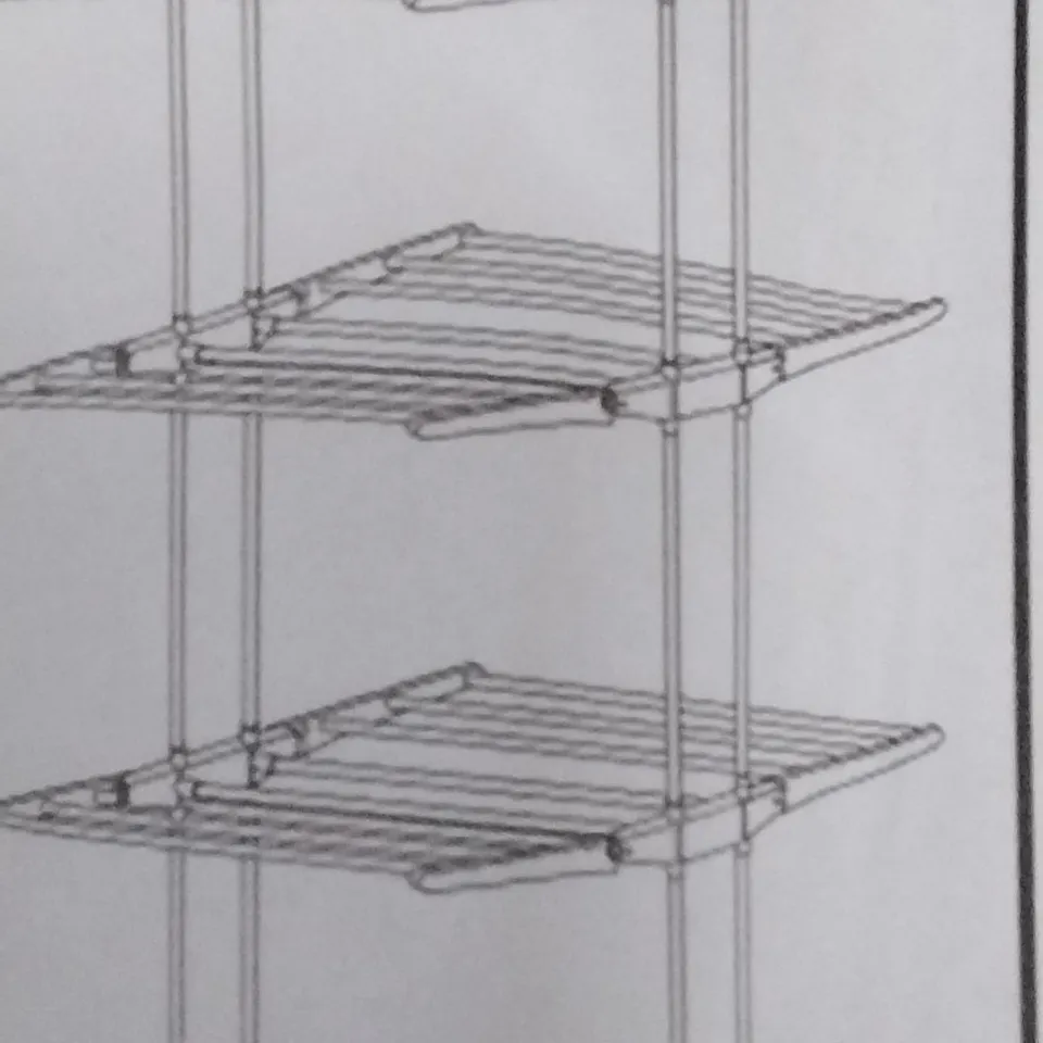 BOXED DRYING CLOTHING RACK 