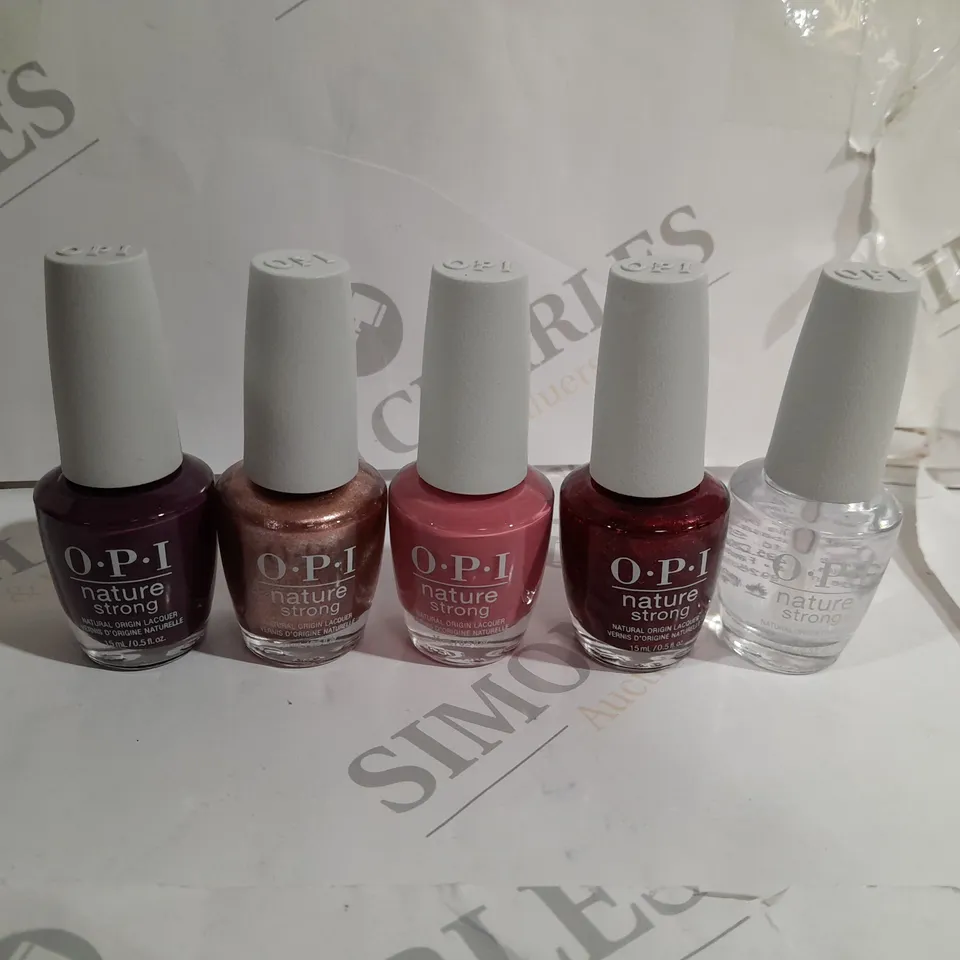 SET OF 5 OPI NAIL VARNISH'S