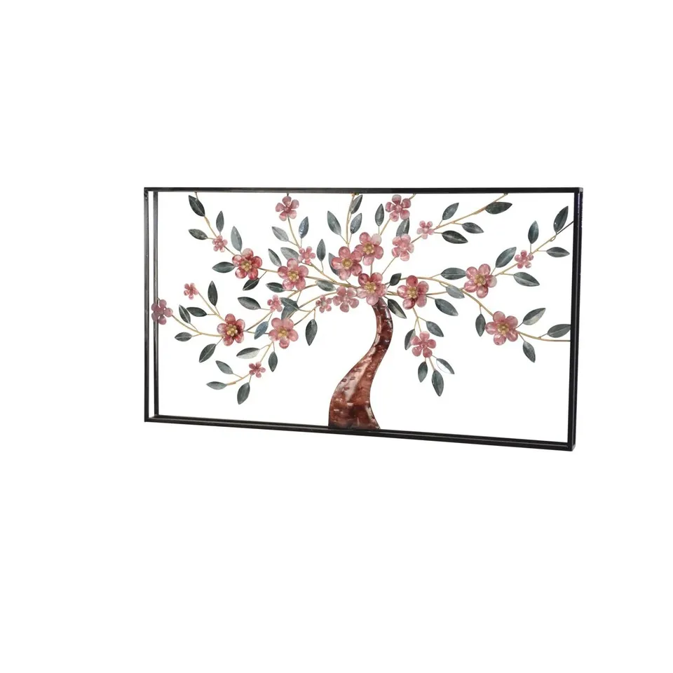 BOXED HANDMADE TRADITIONAL LANDSCAPE & NATURE WALL DECOR ON METAL
