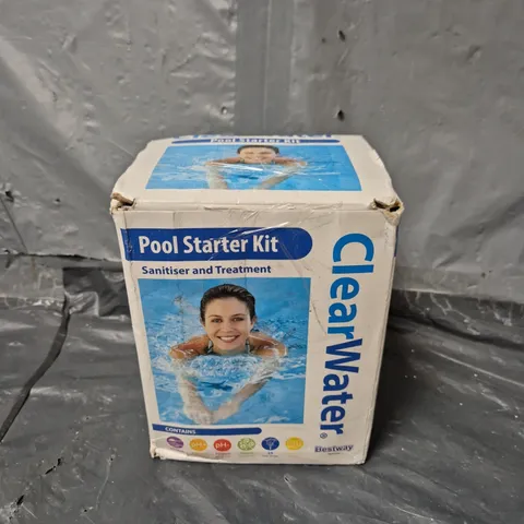 BOXED CLEAR WATER POOL STARTER KIT - COLLECTION ONLY