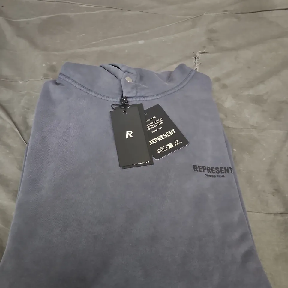 REPRESENT HOODIE – STORM SIZE L