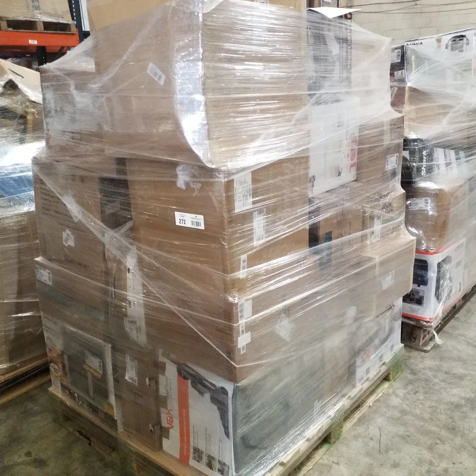 PALLET OF APPROXIMATELY 25 UNPROCESSED RAW RETURN HOUSEHOLD AND ELECTRICAL GOODS TO INCLUDE;