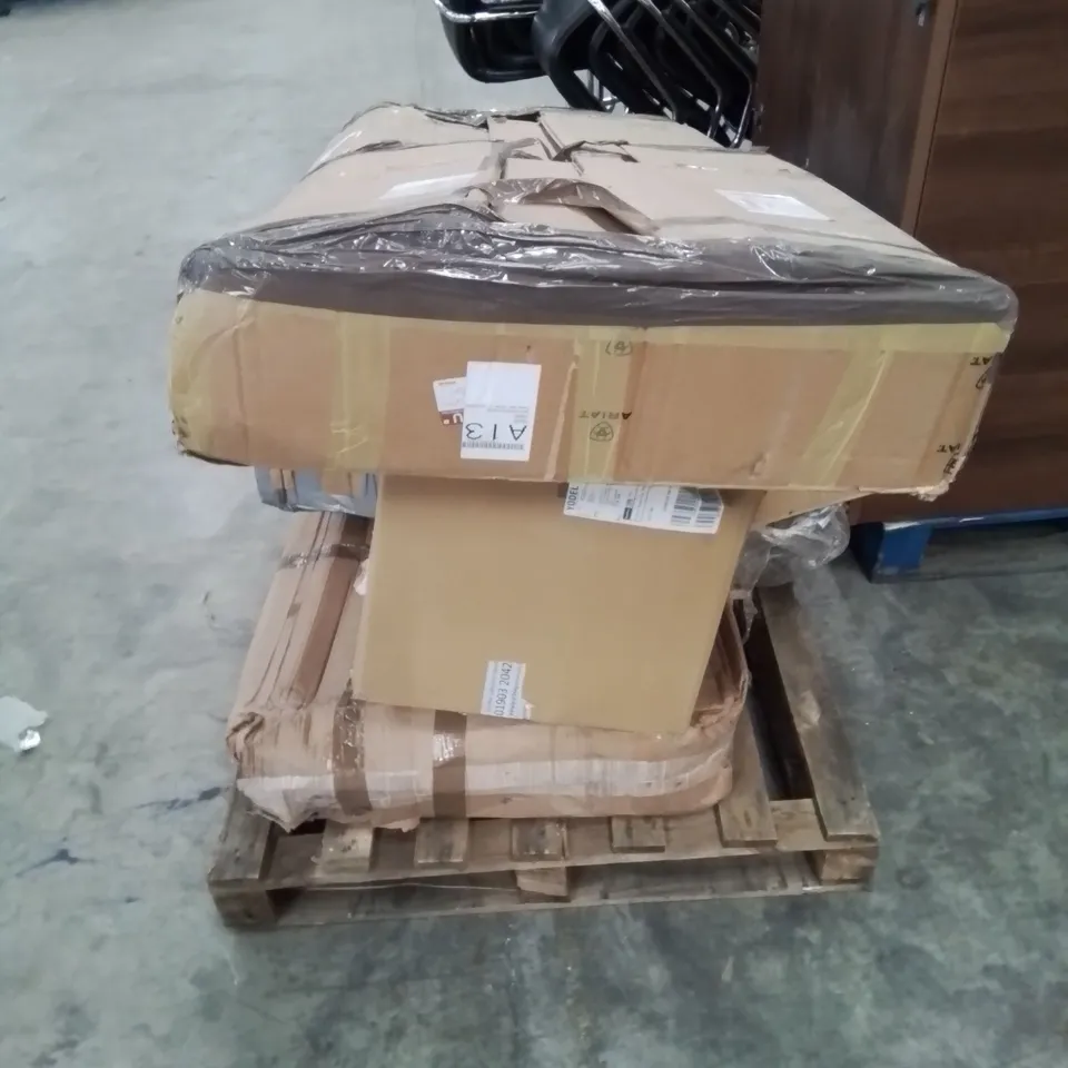 PALLET CONTAINING VARIOUS FURNITURE PARTS