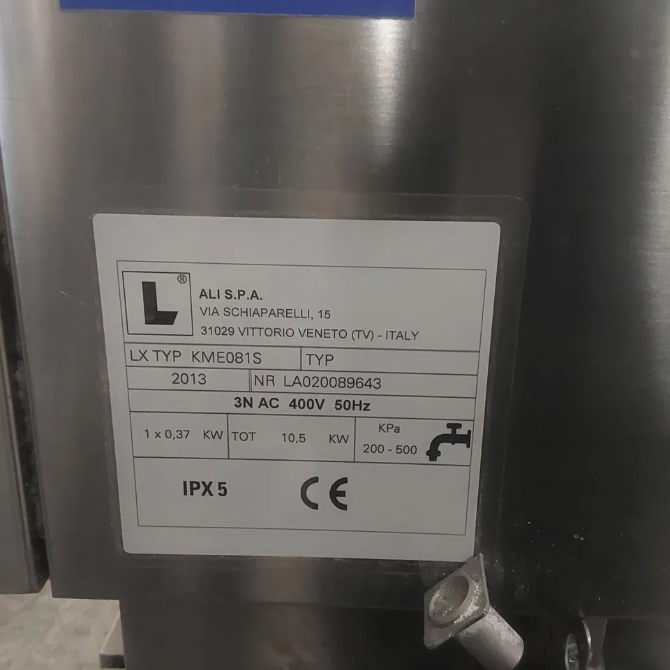 LAINOX STACKED KME081S PACKAGE COMBINATION OVENS ELECTRIC