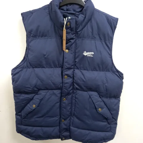 BRAKEBURN NAVY HERITAGE GILET - XXL