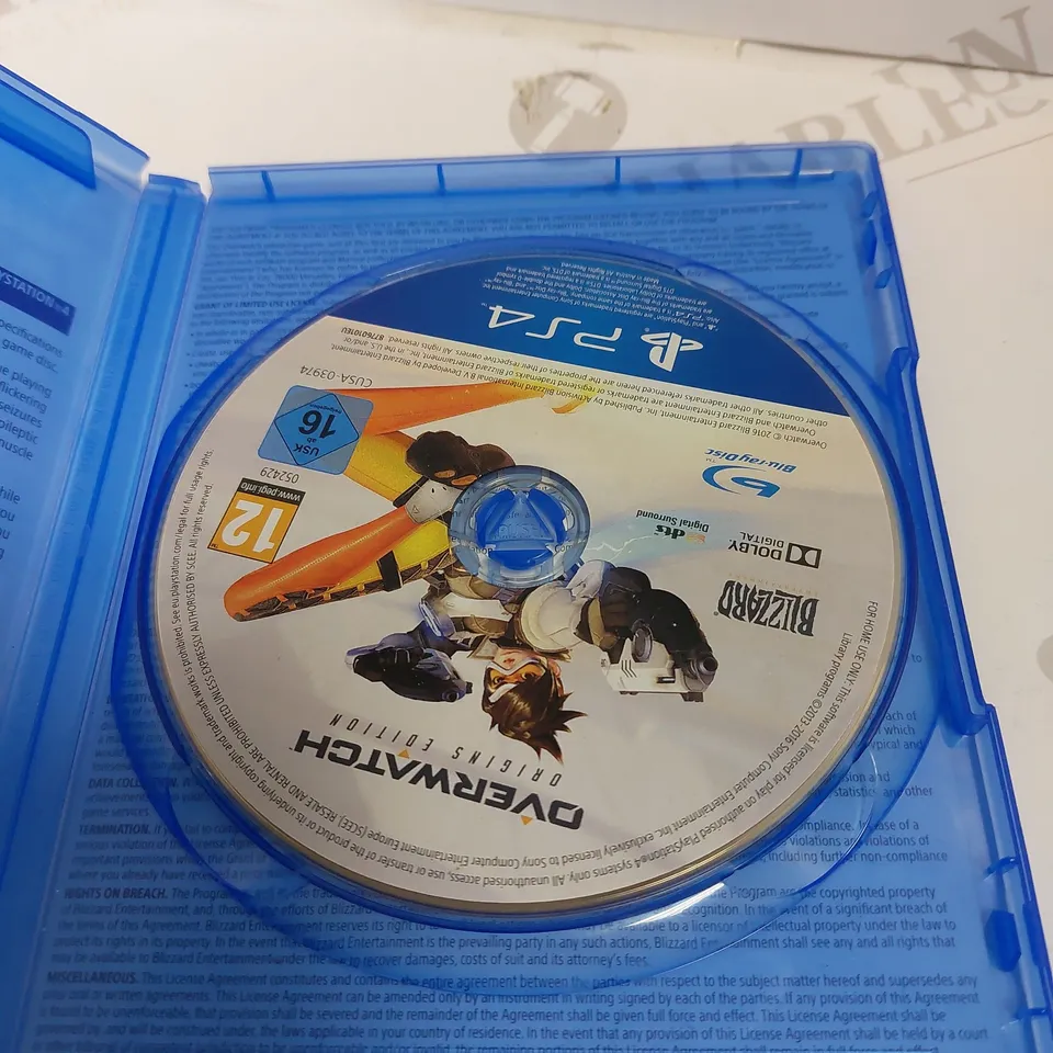 OVERWATCH ORIGINS EDITION ON PS4 PEGI 12