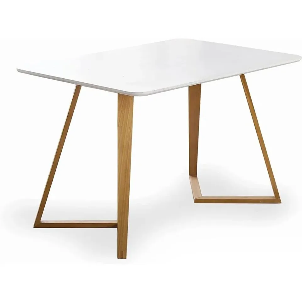 BOXED DONATUS 120cm DINING TABLE - WHITE (1 BOX)