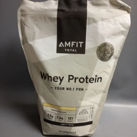 AMFIT TOTAL WHEY PROTEIN POWDER 2.27KG VANILLA FLAVOUR