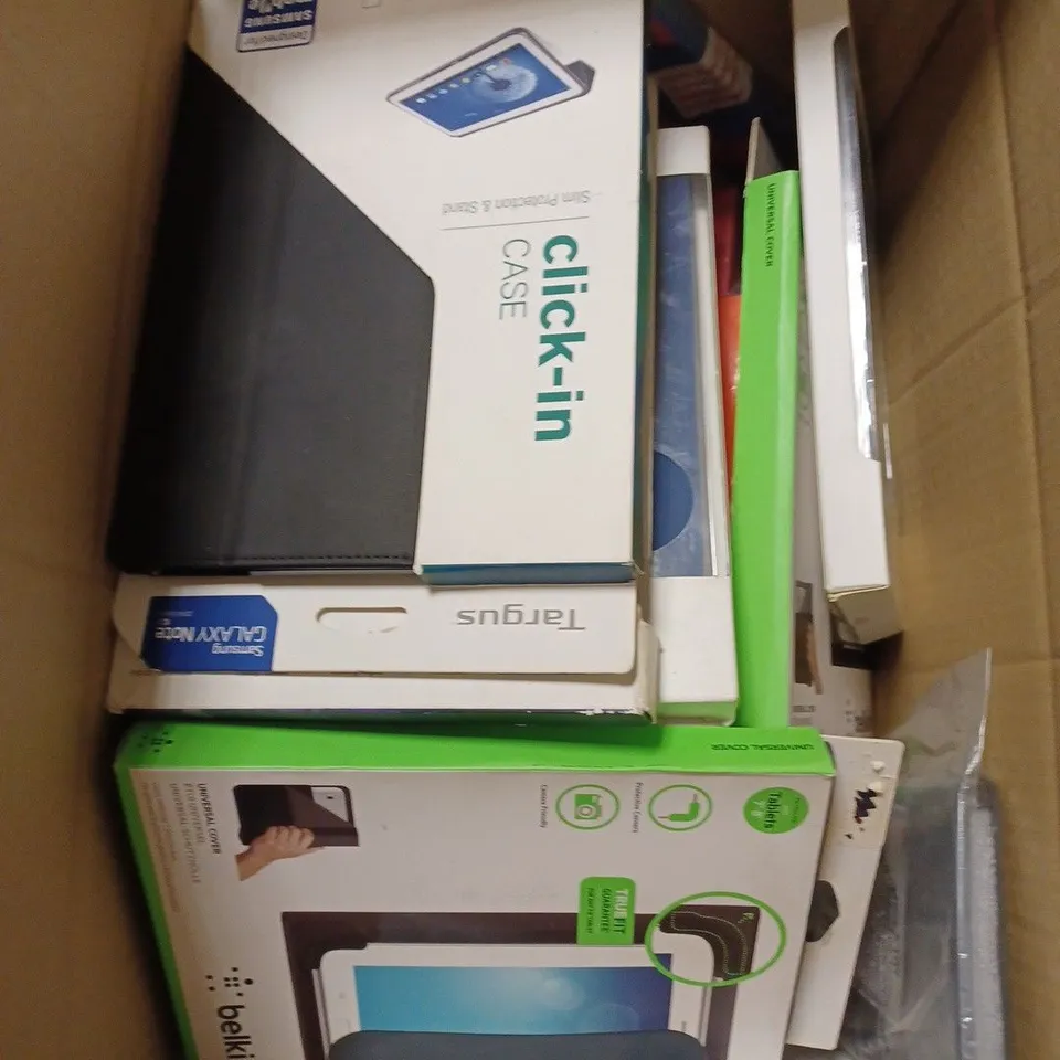 APPROXIMATELY 25 ASSORTED TABLET PROTECTIVE CASES FOR VARIOUS MODELS	