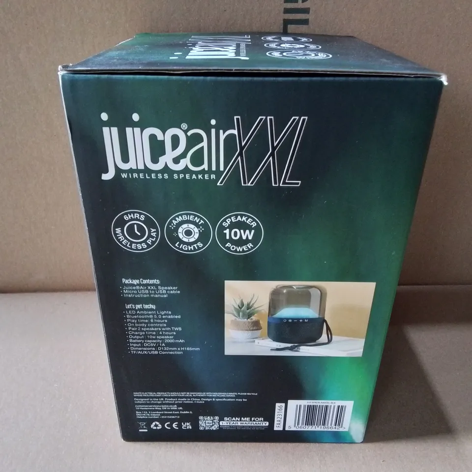BOXED BRAND NEW JUICE XXL WIRELESS SPEAKER