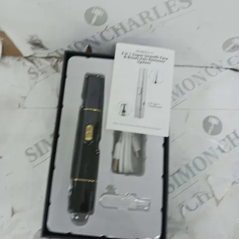 BOXED SIMPLY BEAUTY 2-IN-1 SUPER SMOOTH FACE & BROWS HAIR REMOVER IN BLACK