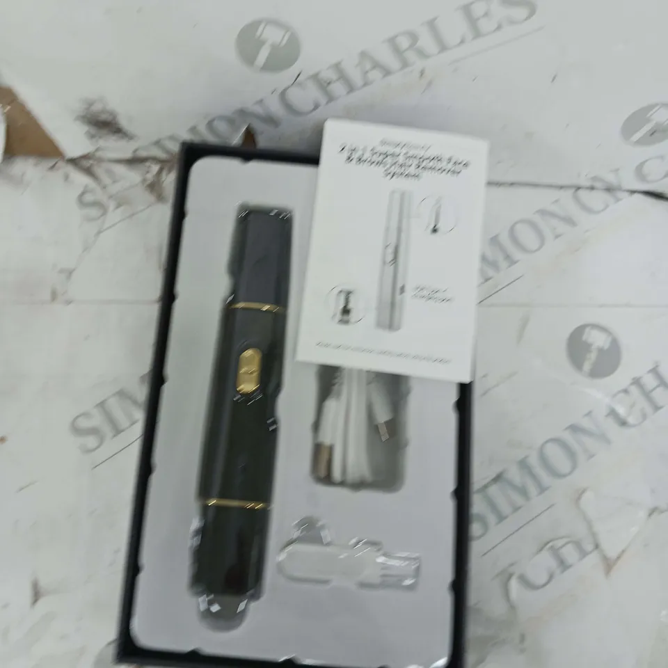 BOXED SIMPLY BEAUTY 2-IN-1 SUPER SMOOTH FACE & BROWS HAIR REMOVER IN BLACK