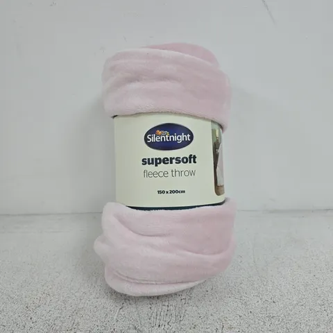 SILENTNIGHT SUPERSOFT FLEECE THROW 150 X 200 CM