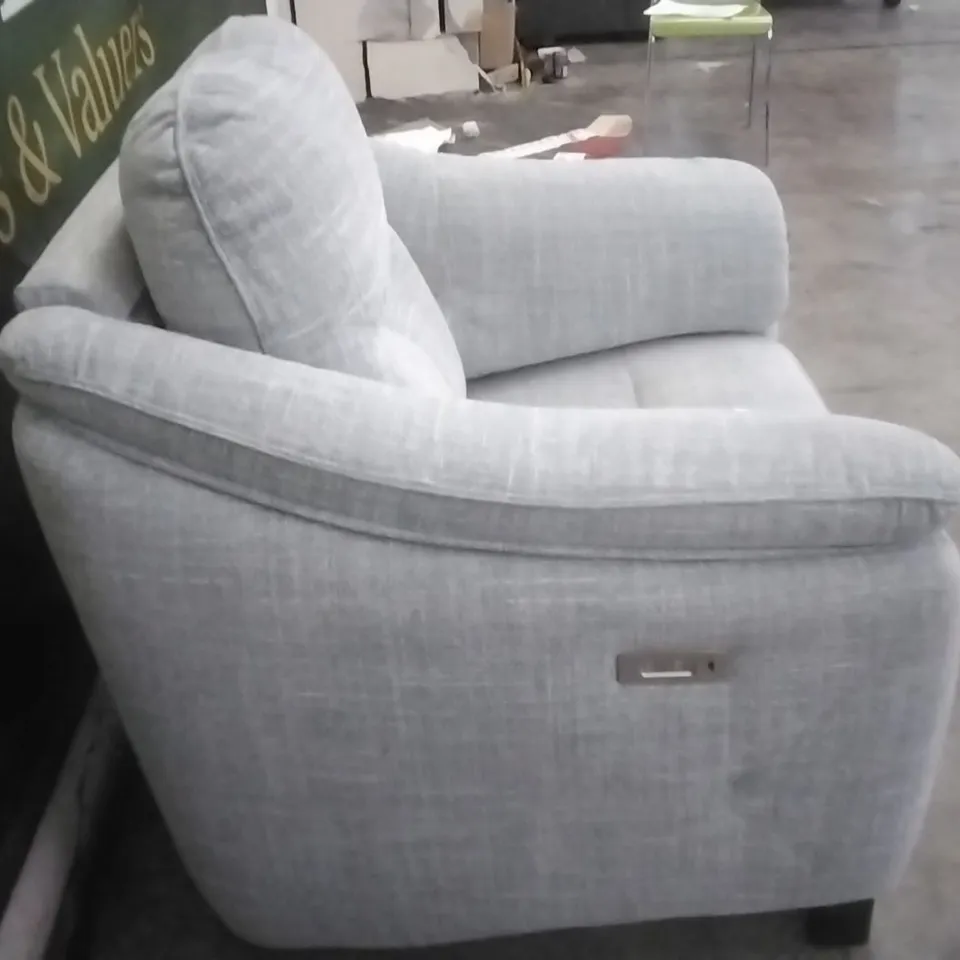 QUALITY G-PLAN BRITISH MADE HARDWOOD FRAMED JACKSON BEACH DUCK EGGPOWER RECLINING ARMCHAIR