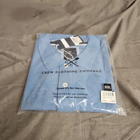 BAGGED CREW CLOTHING COMPANY CLASSIC PIQUE POLO IN RIVERA SIZE XXXL