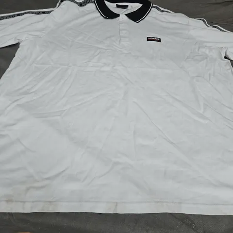 MCKENZIE LOGO T-SHIRT, WHITE - UK SIZE 4XL