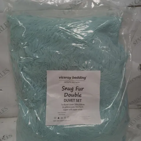 SNUG FUR DOUBLE DUVET SET VICEROY BEDDING