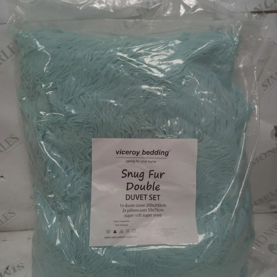 SNUG FUR DOUBLE DUVET SET VICEROY BEDDING