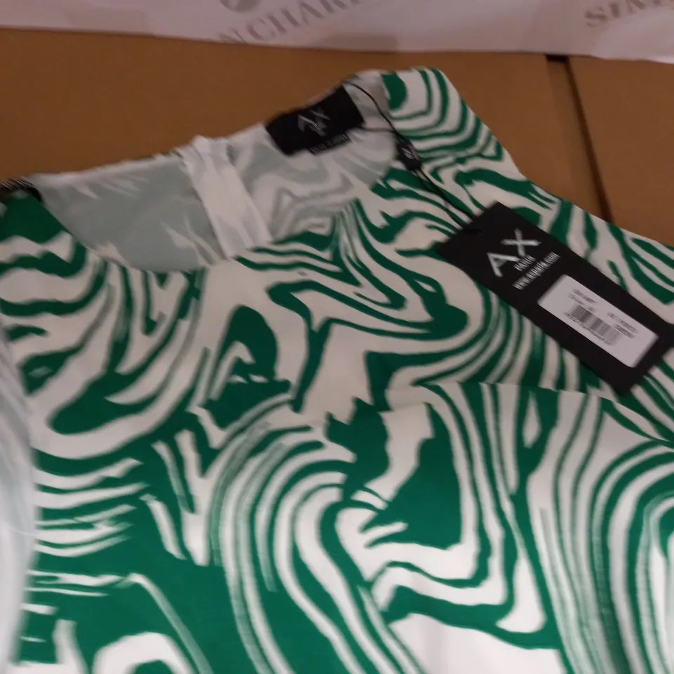 AX PARIS GREEN/WHITE DRESS - 16