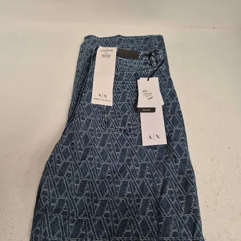 ARMANI EXCHANGE JEANS – BLUE DENIM - SIZE 32R