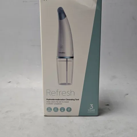 BOXED HOMEDICS REFRESH HYDRAFACIAL CLEANSER