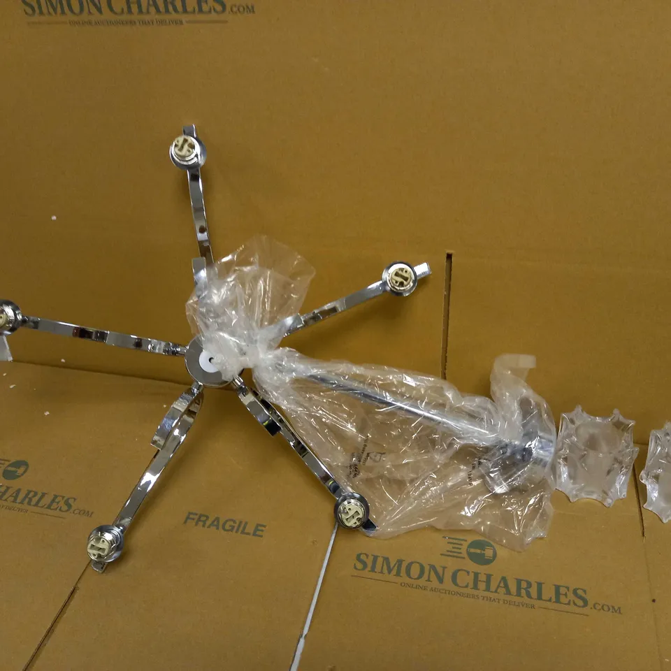 BRAND NEW DAL LIGHTING ZOLA 5 LIGHT POLISHED CHROME LIGHT