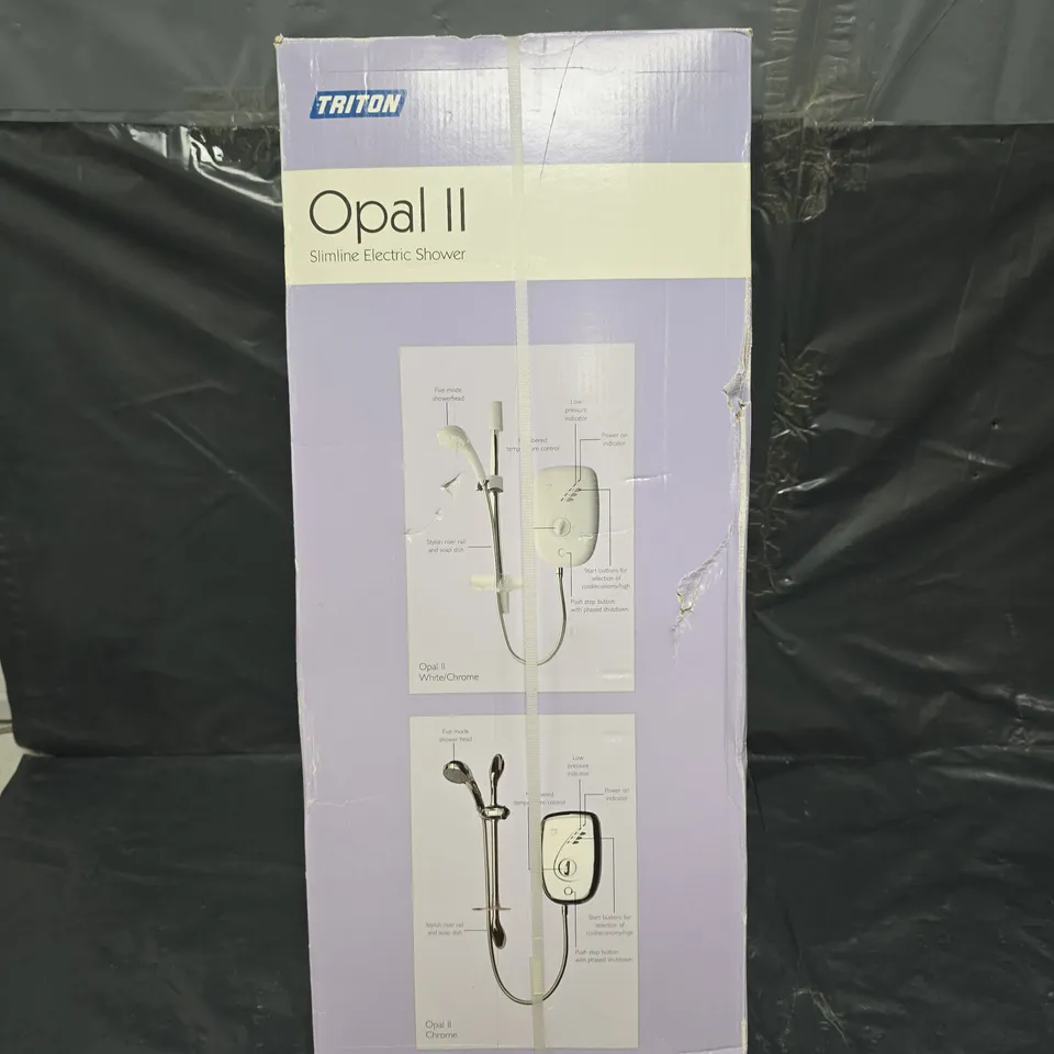 BOXED TRITON OPAL II - SLIMLINE ELECTRIC SHOWER 
