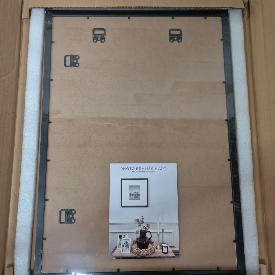 PHOTO FRAME & ART LARGE BLACK PHOTO FRAME - PERSPEX