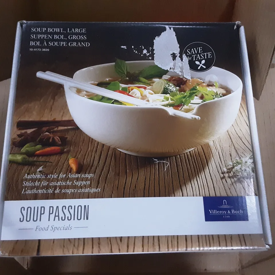 BOXED VILLEROY & BOCH SOUP PASSION LARGE SOUP BOWL