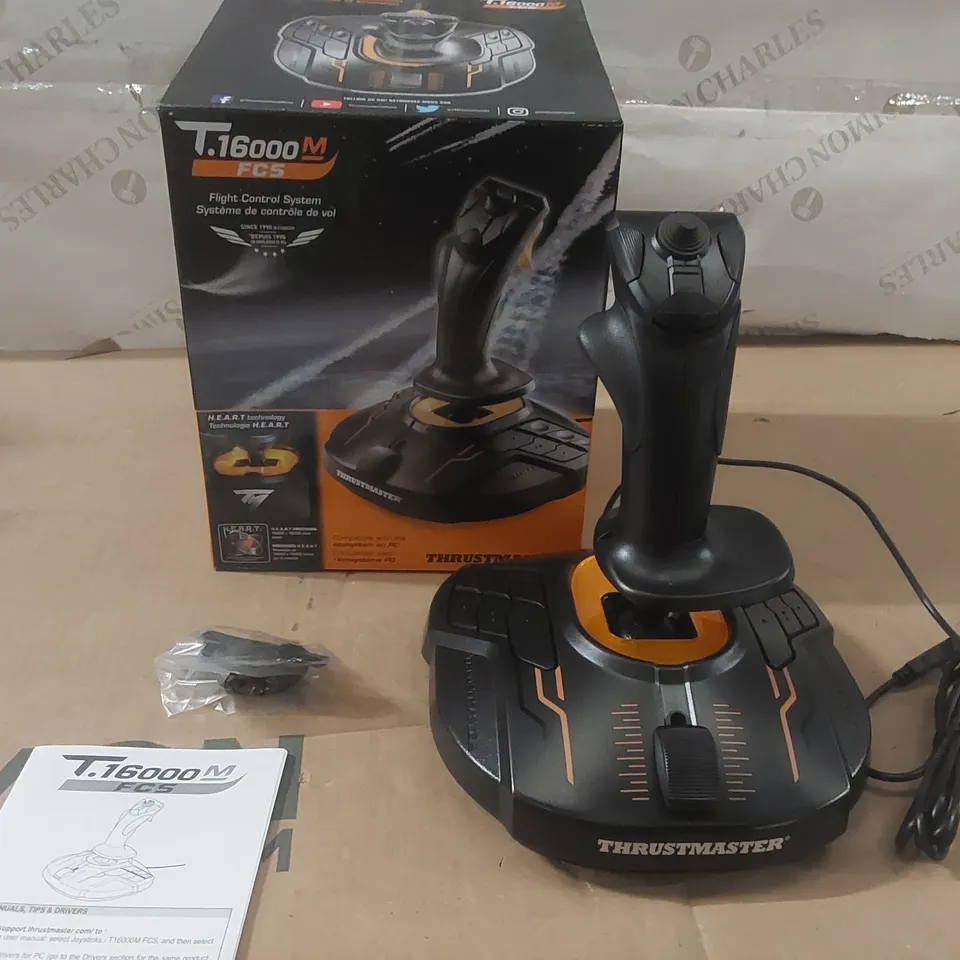 BOXED THRUSTMASTER T.16000M FLIGHT CONTROL SYSTEM