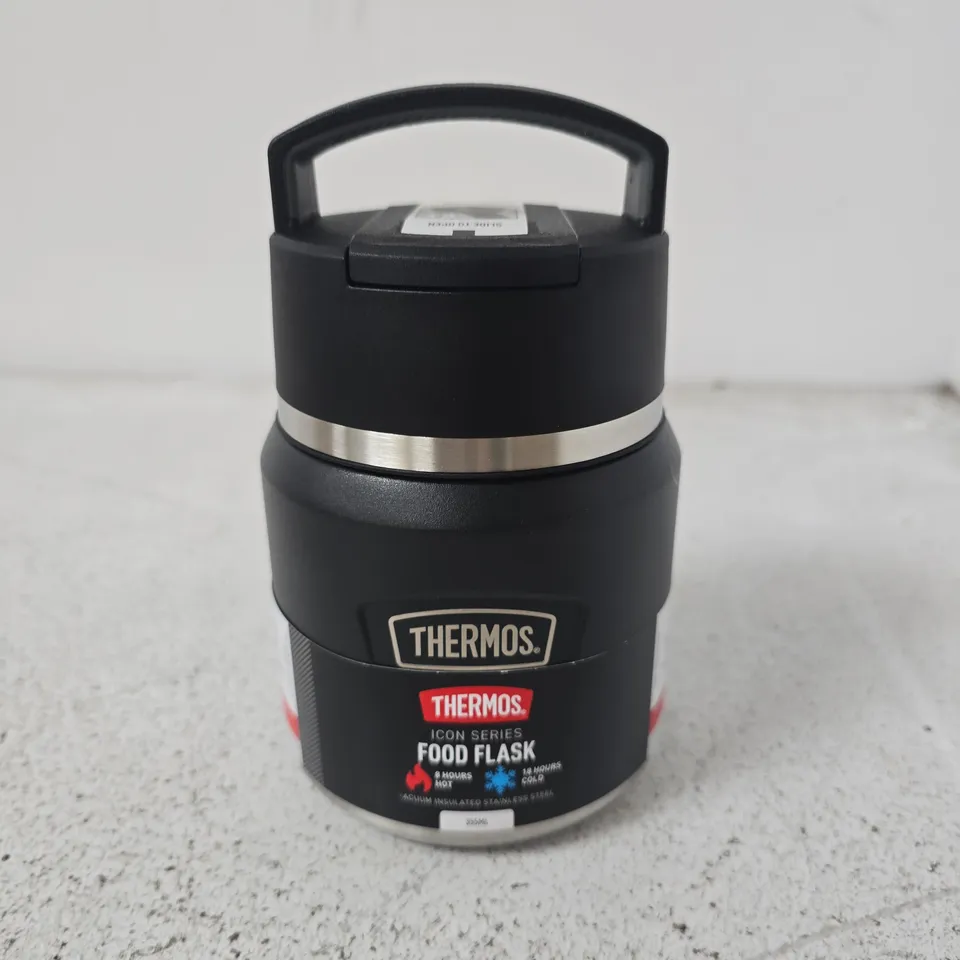 THERMOS ICON SERIES FOOD FLASK IN BLACK