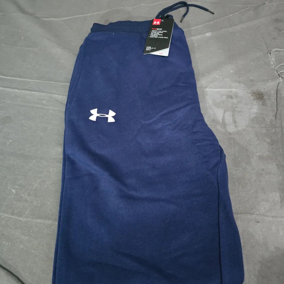 UNDER ARMOUR NAVY TRAINING JOGGERS – SIZE M