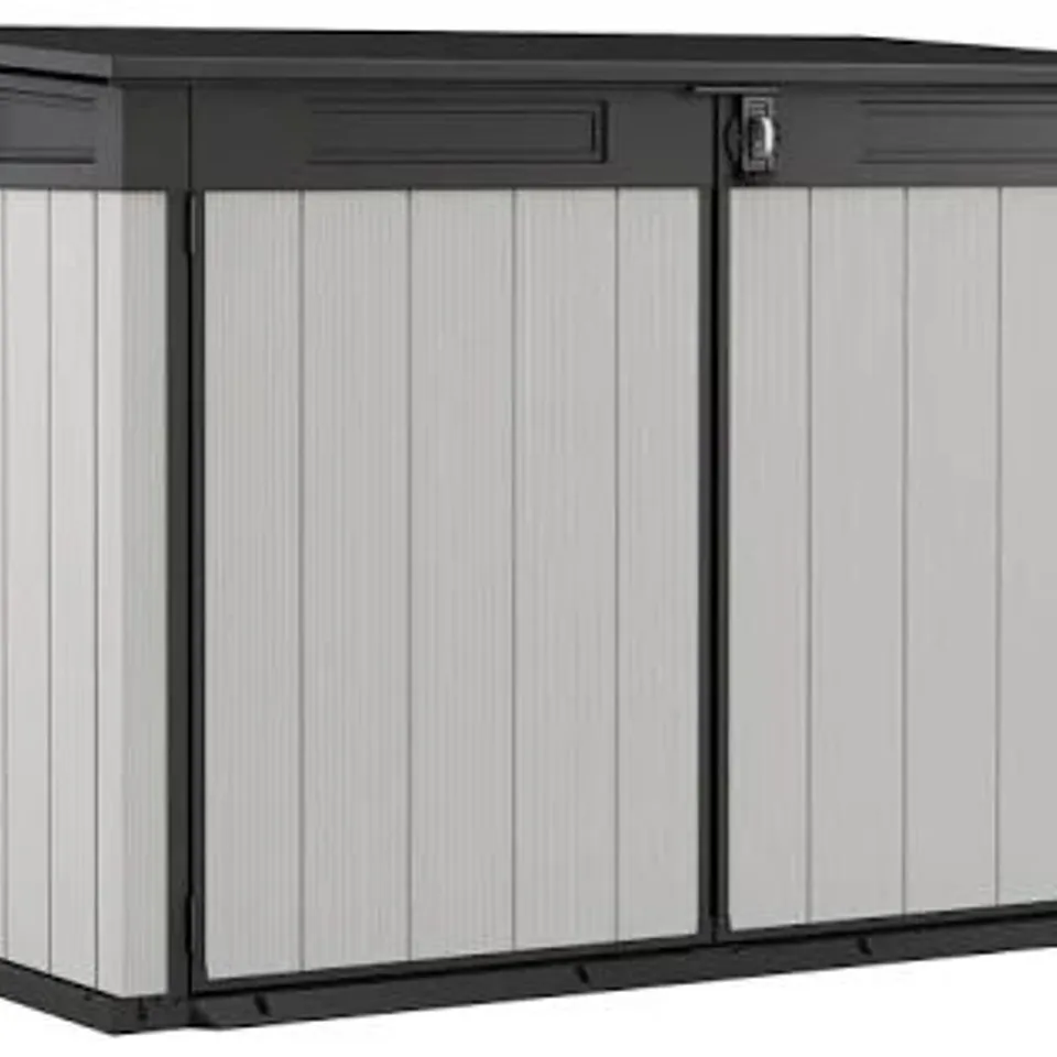 BOXED KETER GRANDE STORE 2020L STORAGE SHED - GREY (1 BOX)