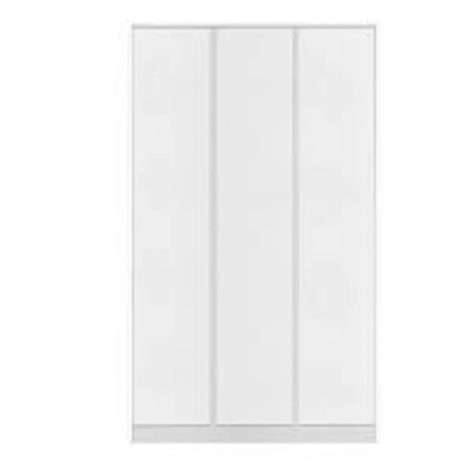 BOXED SECONIQUE MALVERN WHITE 3 DOOR TRIPLE WARDROBE (3 BOXES)