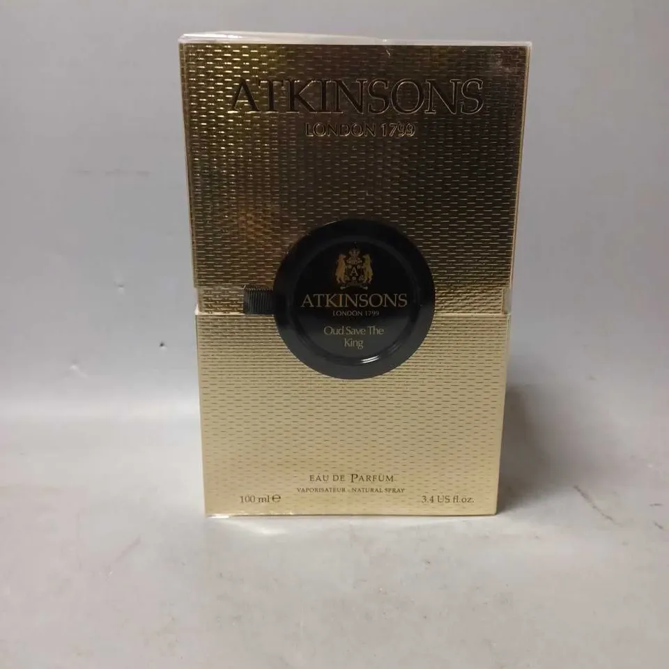 BOXED AND SEALED ATKINSONS OUD SAVE THE KING EAU DE PARFUM 100ML