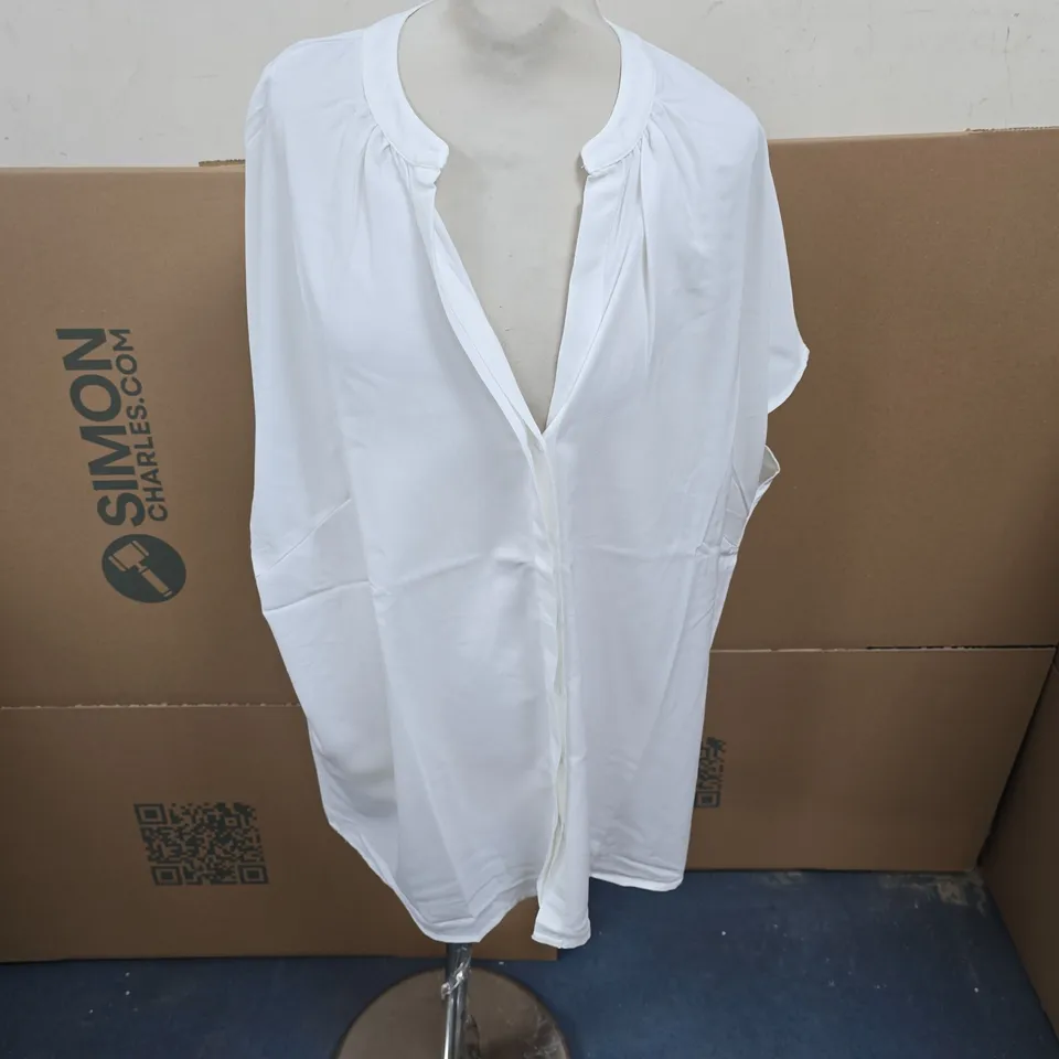 BONPRIX WHITE WOMEN'S BLOUSE – UK 24 (EU 50)