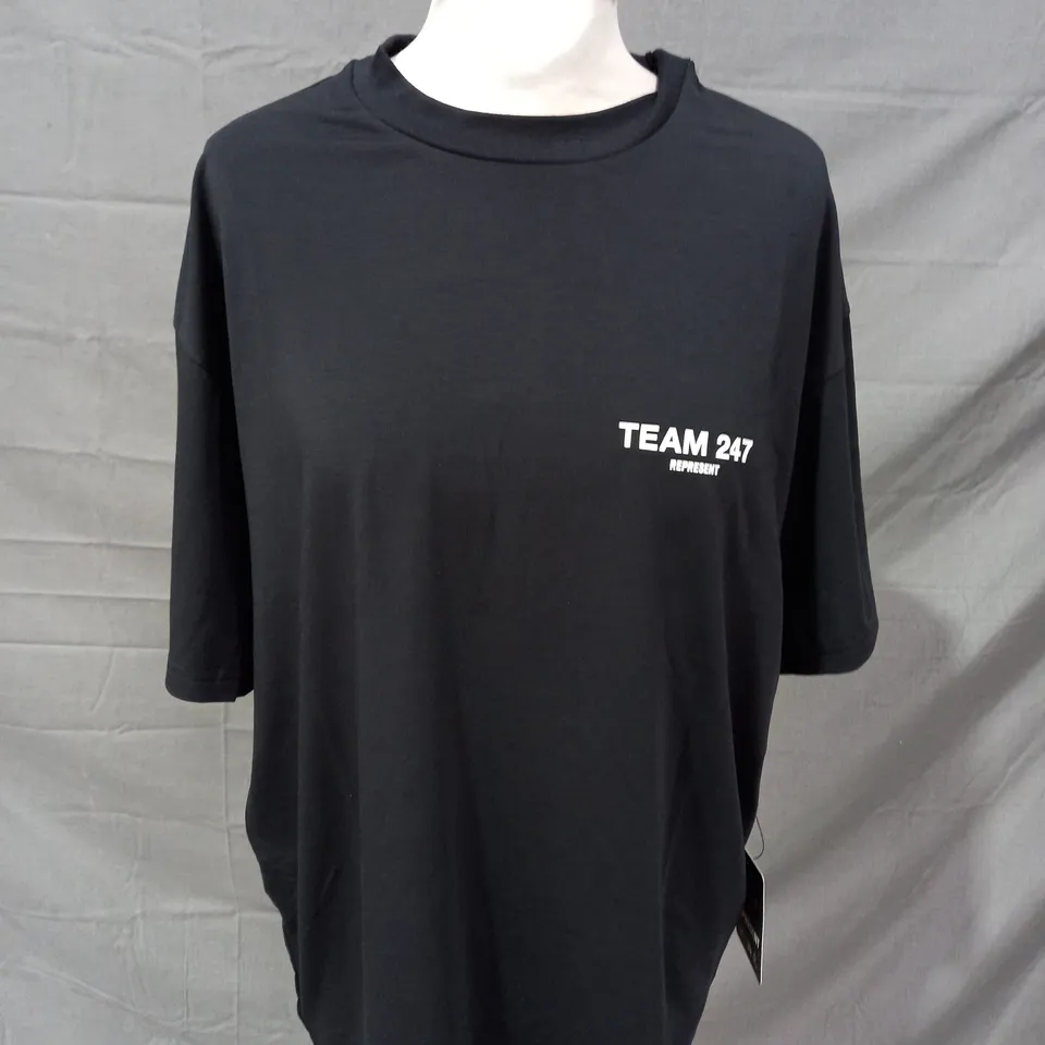 REPRESENT TEAM 247 OVERSIZED T-SHIRT - SMALL