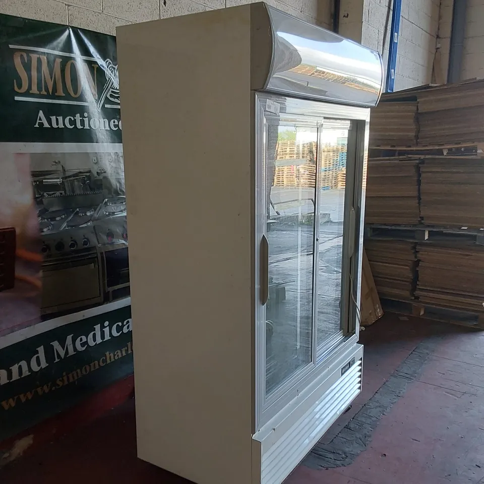 BLIZZARD GD1000SL SLIDING DOUBLE DOOR DISPLAY FRIDGE