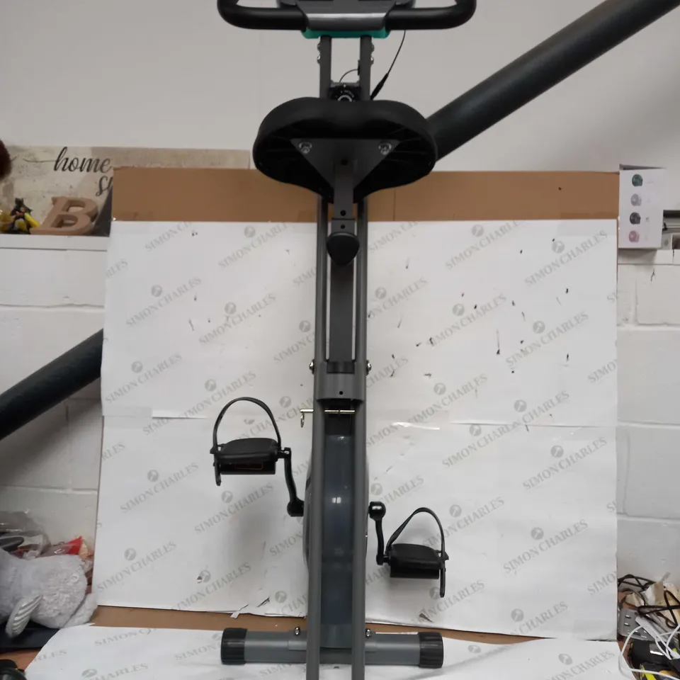DAVINA FITNESS FOLDING MAGNETIC EXERCISE BIKE - MINT - COLLECTION ONLY