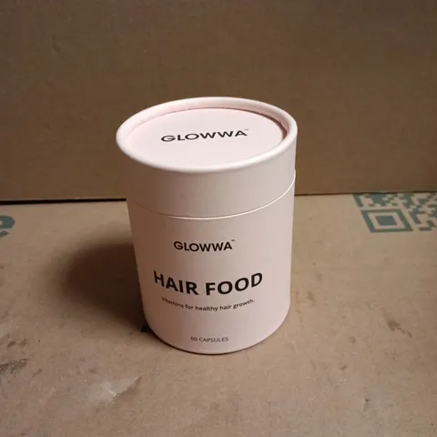 GLOWWA HAIR FOOD VITAMINS FOR HEALTHY HAIR GROWTH – 60 CAPSULES - BB 4/8/27