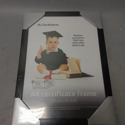 12 CLAY ROBERTS A4 CERTIFICATE FRAMES (21x29.7cm)