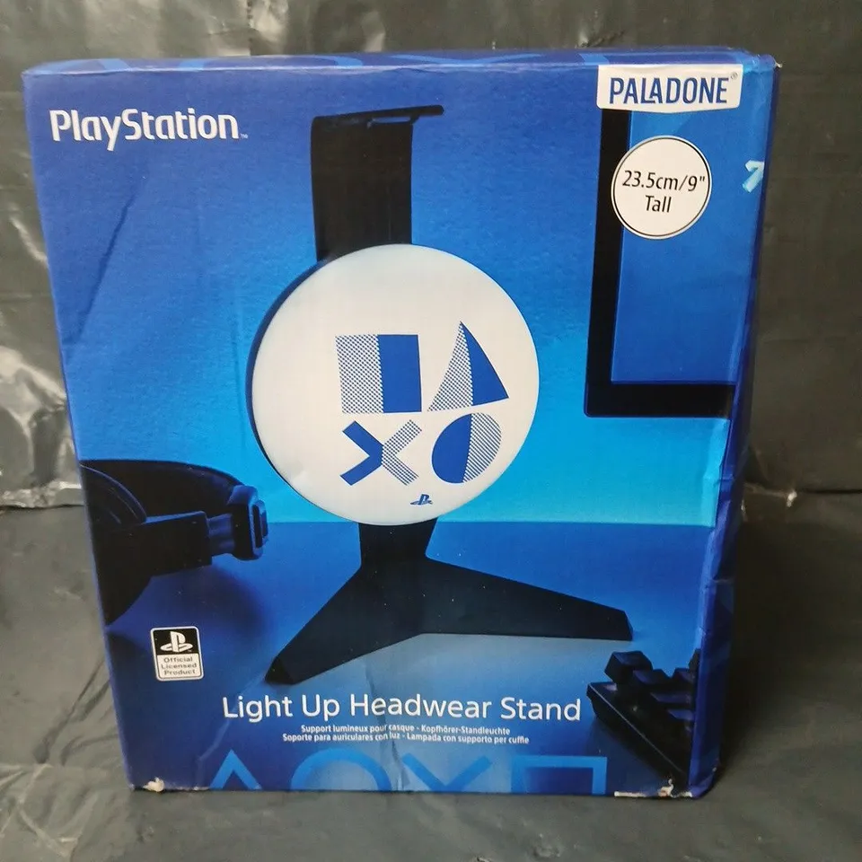 PLAYSTATION LIGHT UP HEADWEAR STAND