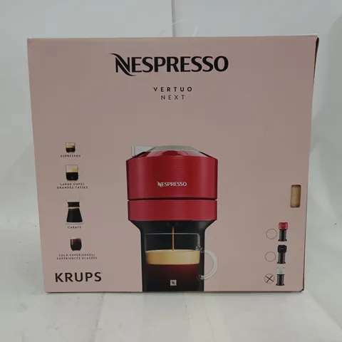 KRUPS NESPRESSO COFFEE MACHINE (XN910B40) – VERTUO NEXT (BOXED)
