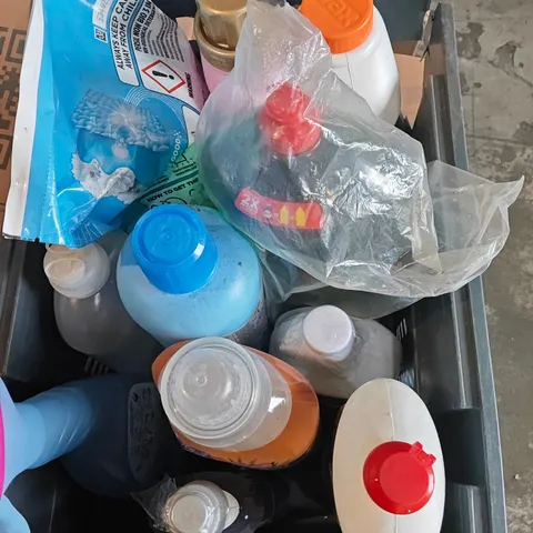 APPROXIMATELY 11 ASSORTED HOUSEHOLD LIQUIDS INCLUDING COMFORT AND FEBREEZE