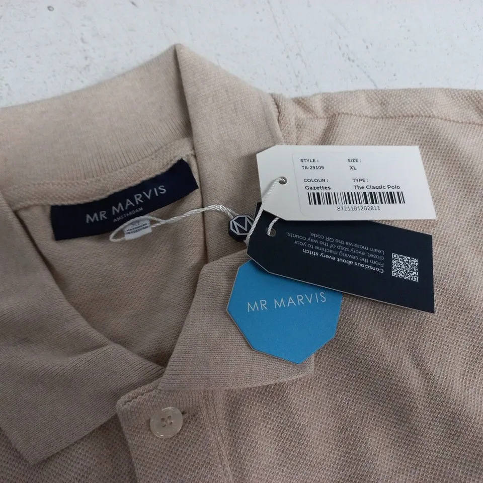 MR MARVIS THE CLASSIC POLO IN GAZETTES - XL