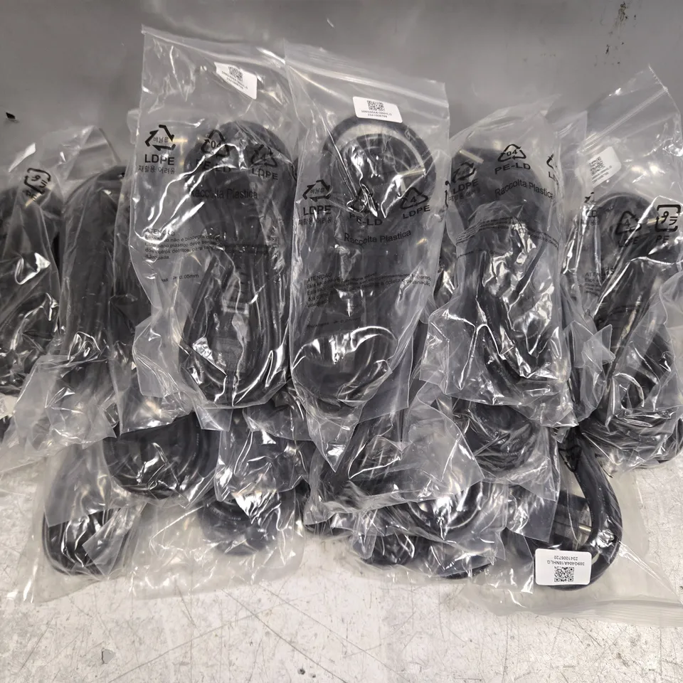 25 X BRAND NEW EUROPEAN 3 PIN KETTLE LEADS 