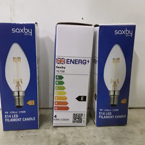 BAG CONTAINING 3 4W E14 DIMMABLE LED VINTAGE LIGHT BULBS