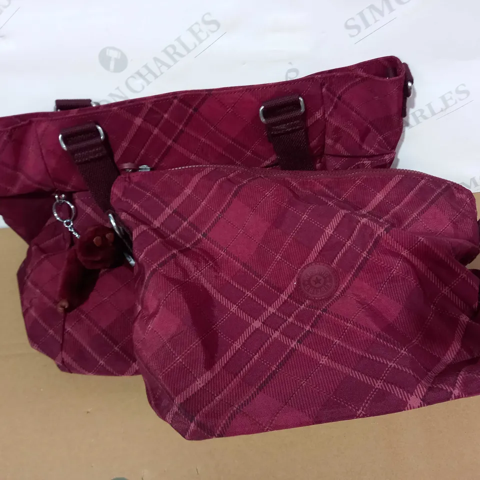 KIPLING AUDRIA LARGE 2 N 1 TOTE BAG WITH SHOULDER STRAP